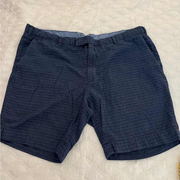 Polo Ralph Lauren Men's Size 42 Textured Blue Chino 9” Straight Fit Shorts - Picture 1 of 8